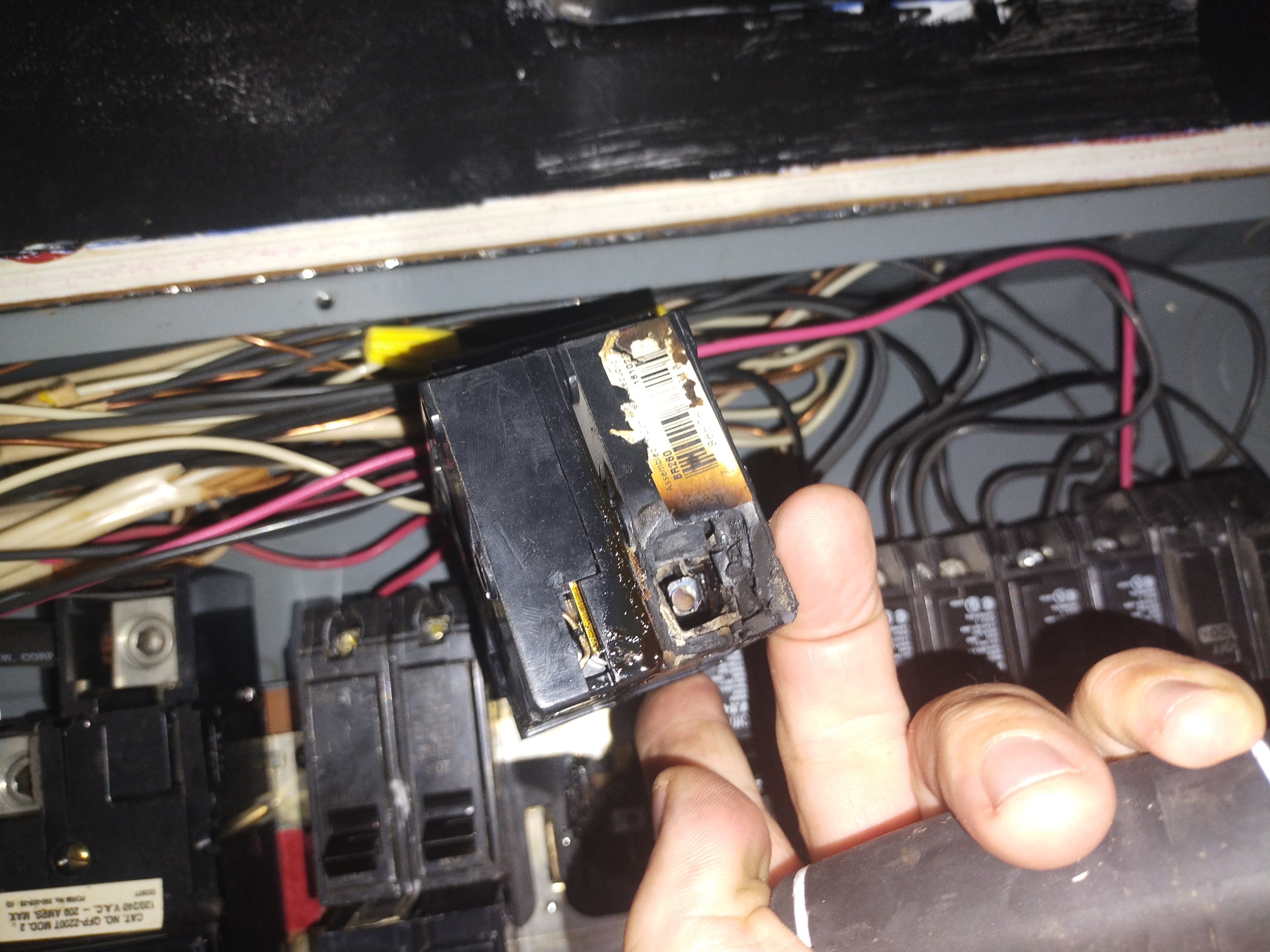 Circuit breaker panel repair
